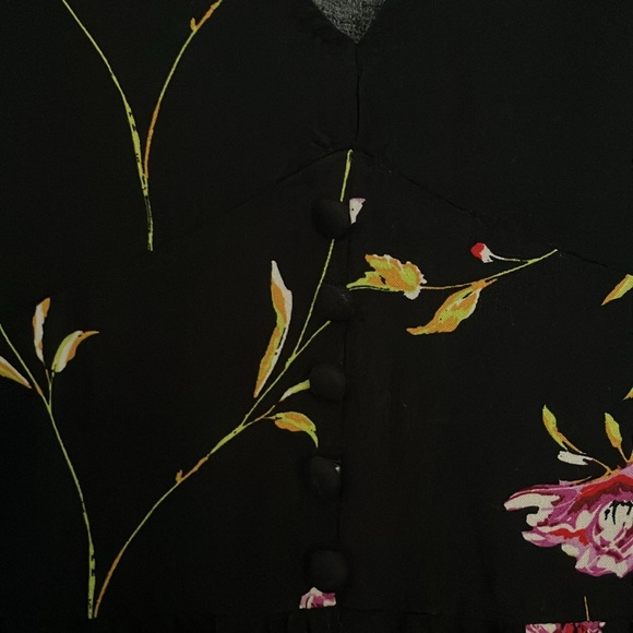 Black Floral Wild Fable Dress - Picture 4 of 6